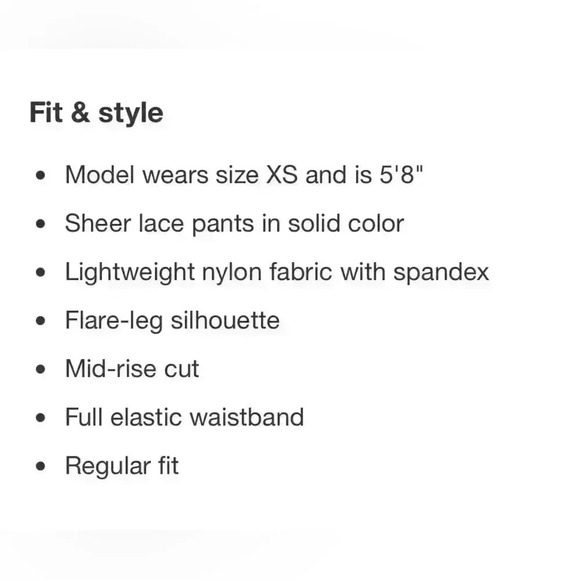 🆕White Mesh Lace Pants - Picture 6 of 15